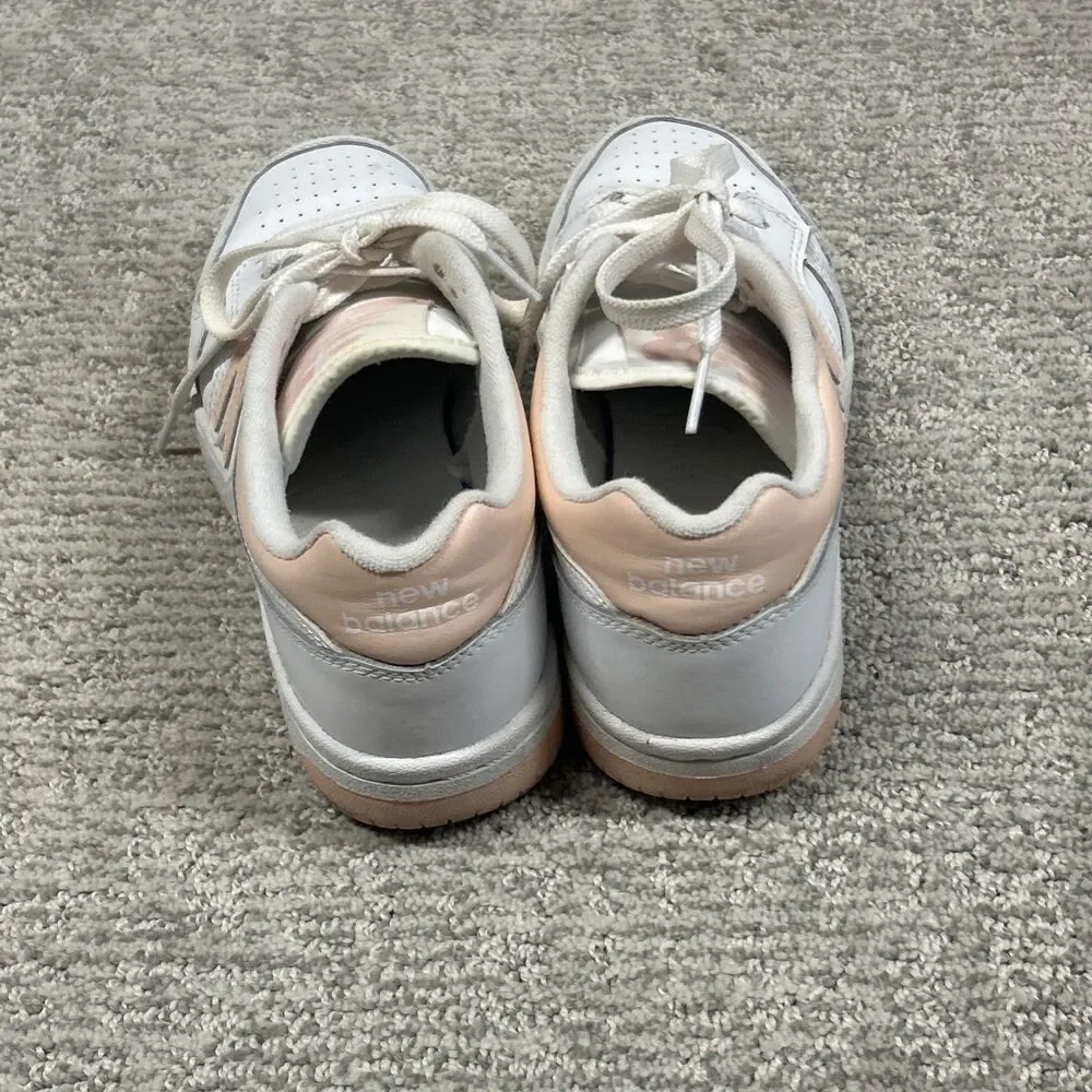 New Balance 480 Shoes Mens 7 Sneakers White Peach Low Casual Athletic Womens 9